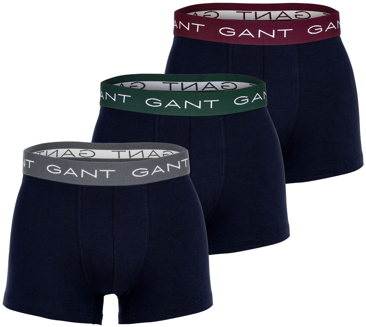 GANT Boxershorts Basic Trunks 3P Set van 3