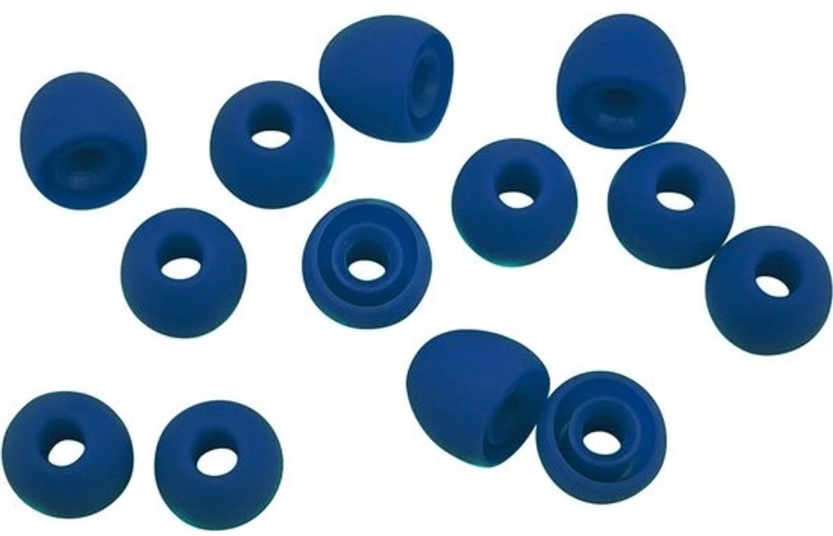 Vervangende Oordopjes - Siliconen Doppen - Geluid Dempen - Ergonomisch Design - 7 Paar - Donkerblauw