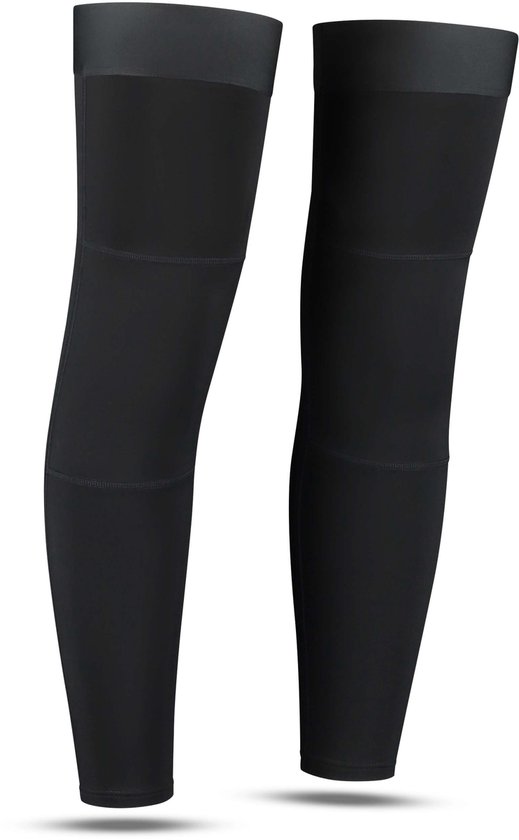 Rogelli Essential Dames en Heren Beenwarmeres - Beenstukken - Zwart — afbeelding 2
