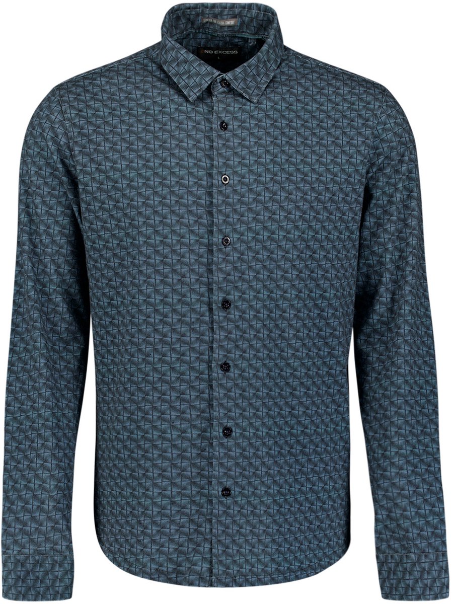 Jersey Overhemd met Print