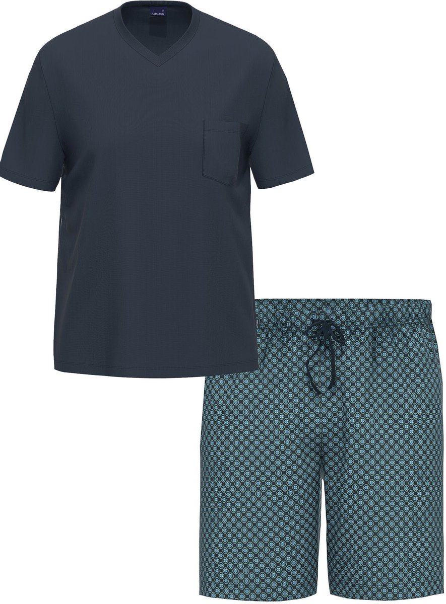 Heren T-shirt, bermudashort Night & Relax