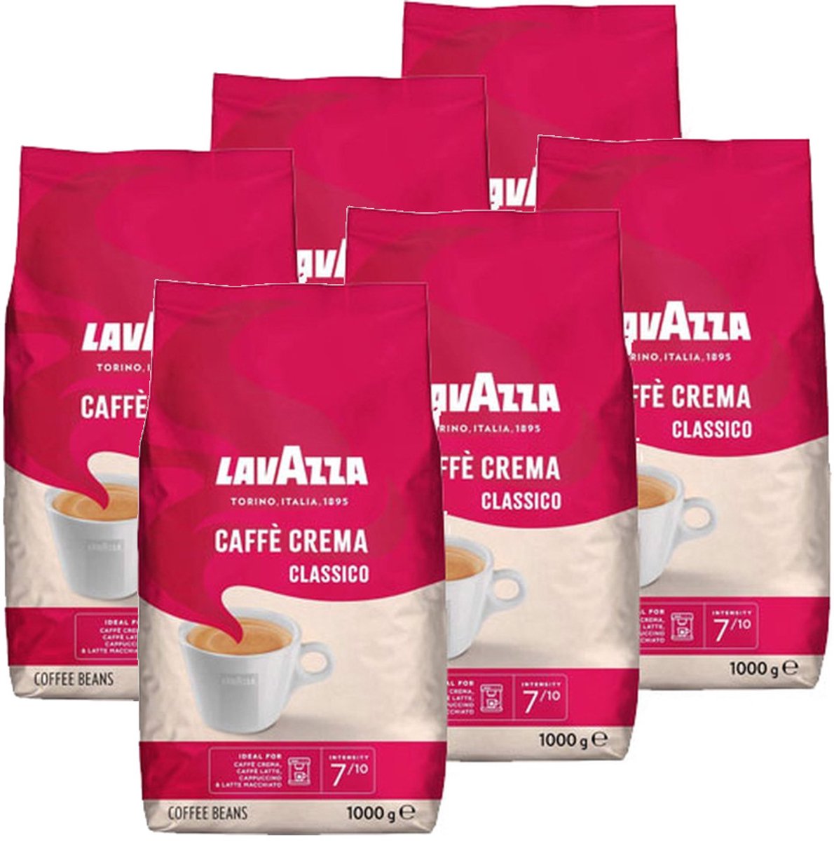Lavazza Crema Classico - Multipack - Koffiebonen - 6x1 kg
