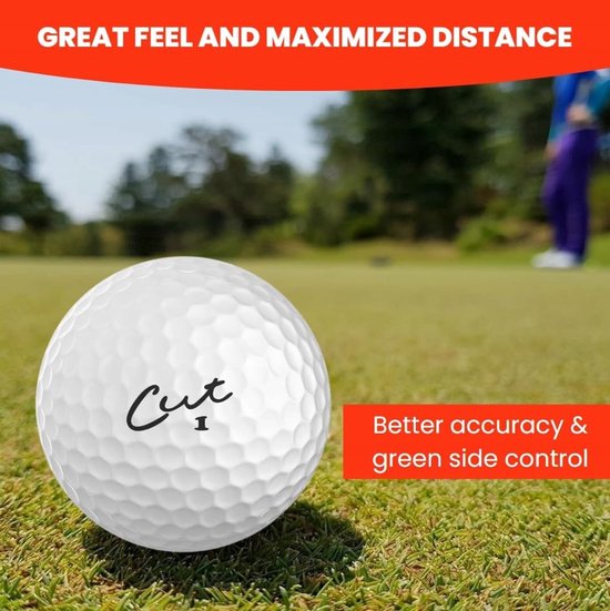 Cut Golf Premium 12 stuks: 2-delige ionomeer golfballen — afbeelding 4
