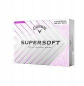 Callaway SuperSoft Splatter 360 Pink 2025 Golfballen - Wit Roze