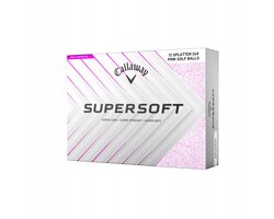 Callaway SuperSoft Splatter 360 Pink 2025 Golfballen - Wit Roze