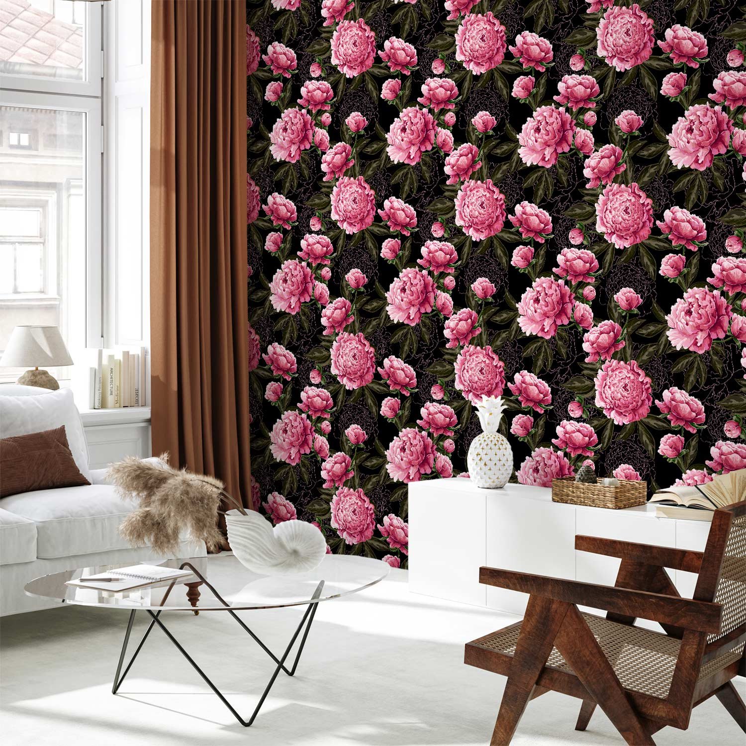 Behang - Sumptuous Flowers
