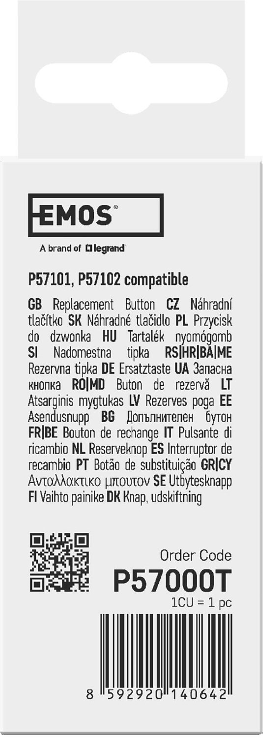 EMOS Reserveknop voor bedrade deurbellen P57101, P57102, P57000T — afbeelding 5