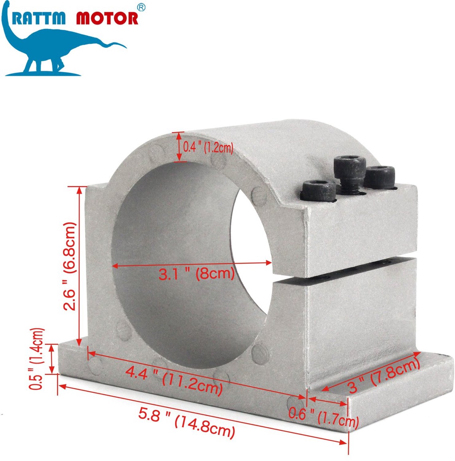 Snijmachine Luchtgekoelde Spilmotor - 2.2 kW Vermogen - 80 mm Diameter - ER20 Spantang - CNC Freesmachine