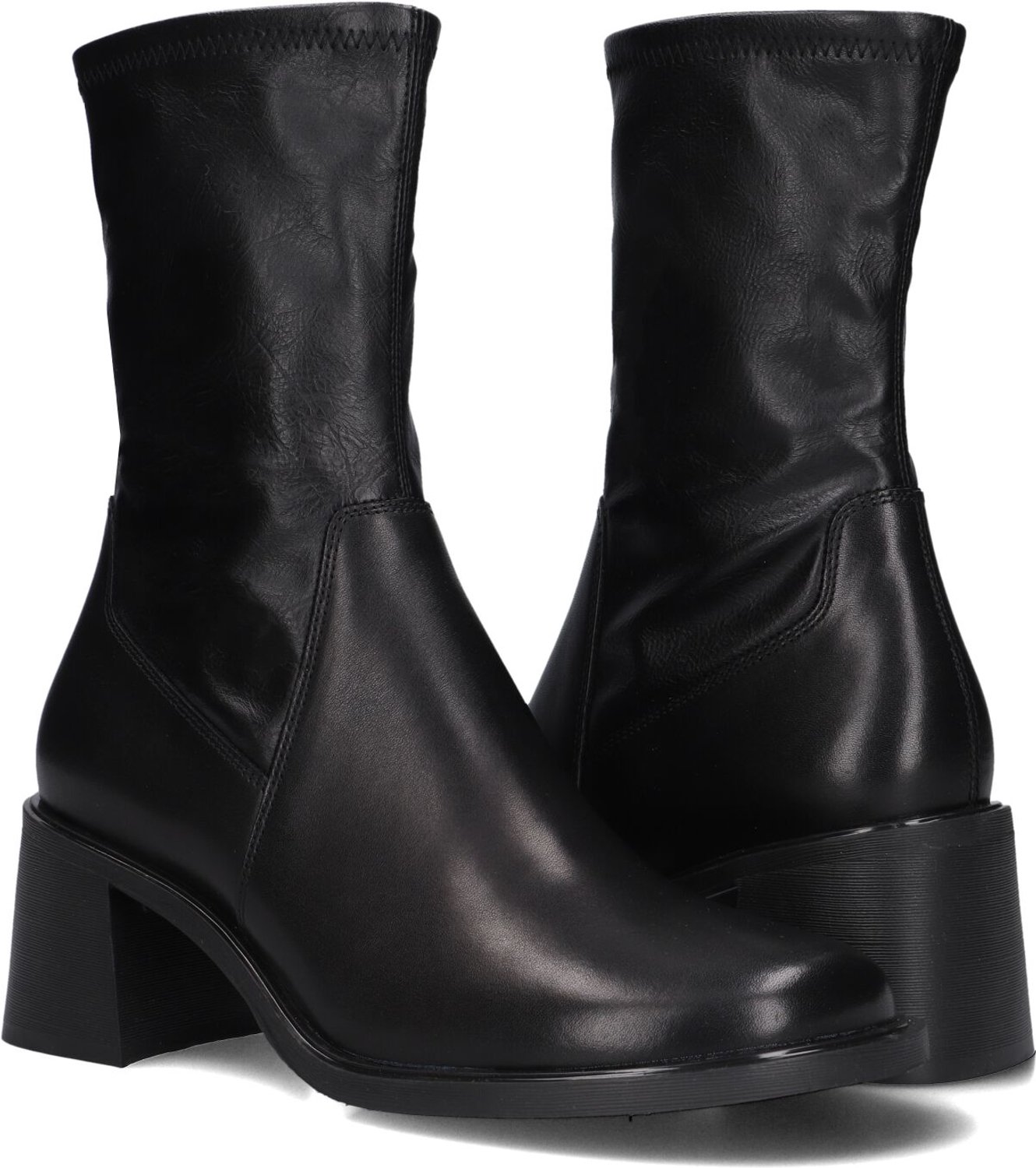 Vagabond Shoemakers Vega Enkellaarsjes - Enkelboots met rits - Dames - Zwart - Maat 39