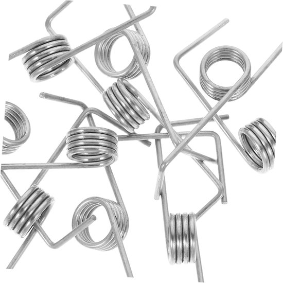 10 Stuks Verstelbare Zware Metalen Torsieveren voor Vuilnisbakdeksel Duurzame Vervangingsveren voor Prullenbakken met Breed Compatibel Gebruik Herbruikbare Betrouwbare Werking — afbeelding 5