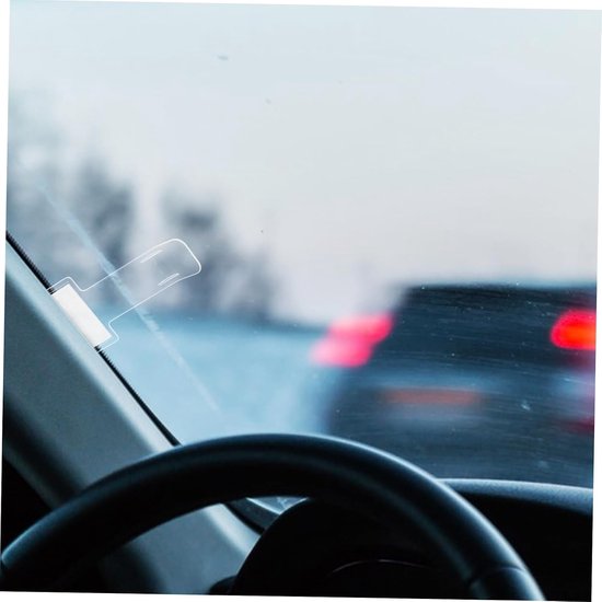 6stuks Transparante Auto Parkeer Ticket Houder Robuuste Clip Voor Parkeerbonnen Documenten Gebruiksvriendelijk Duurzaam Accessoire Voor Auto — afbeelding 3