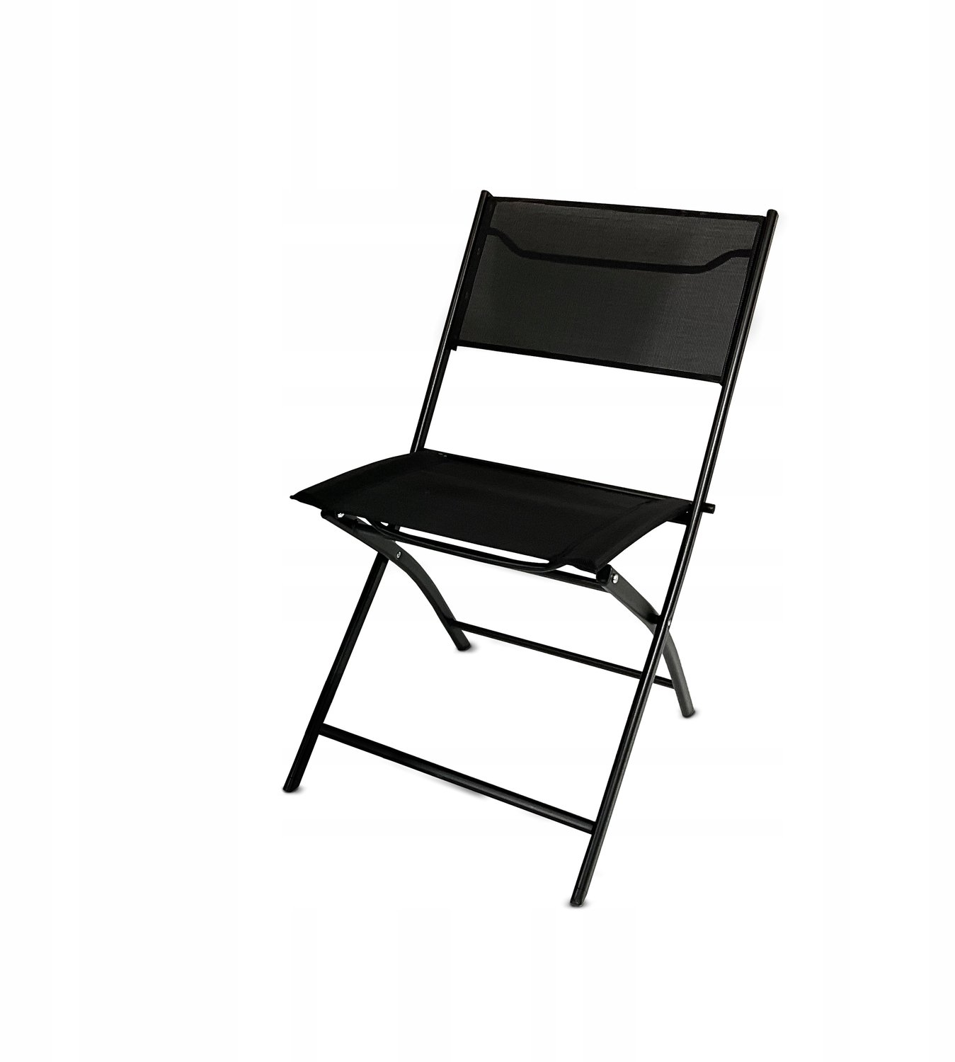 2x Lobos Stoelen Zwart - Opvouwbaar en Comfortabel voor Tuin & Balkon