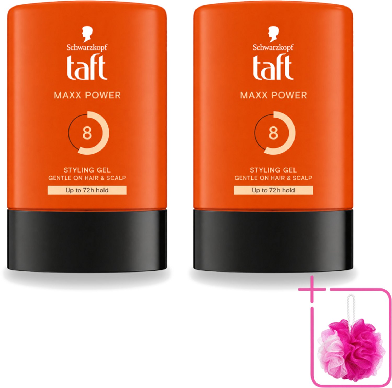 2 x Taft - Maxx Power 8 - Styling Gel - Langdurige fixatie - 300 ml - Bulkverpakking - Haarkleur - Haartypen