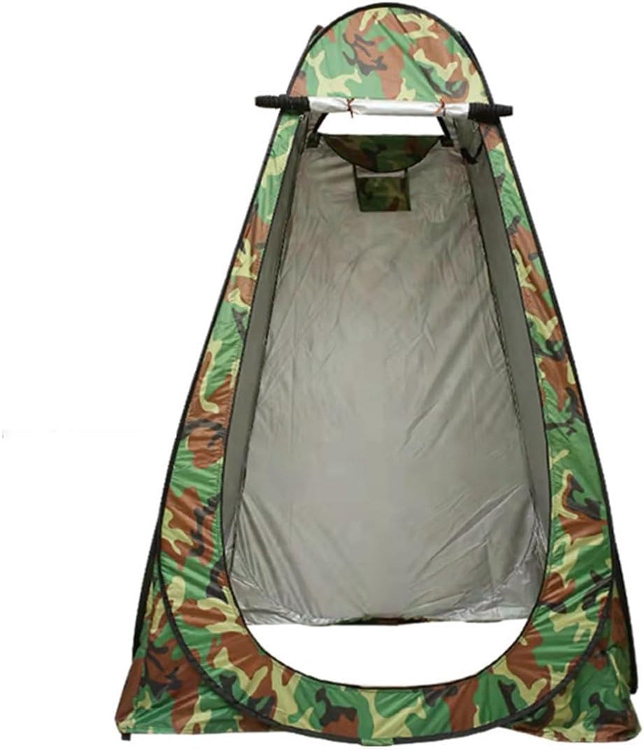 Pop-up toilettent, draagbare omkleedjurk, privacytent voor buiten, kamperen, vissen, doucheruimte, zonoverkapping (legergroene camouflage)