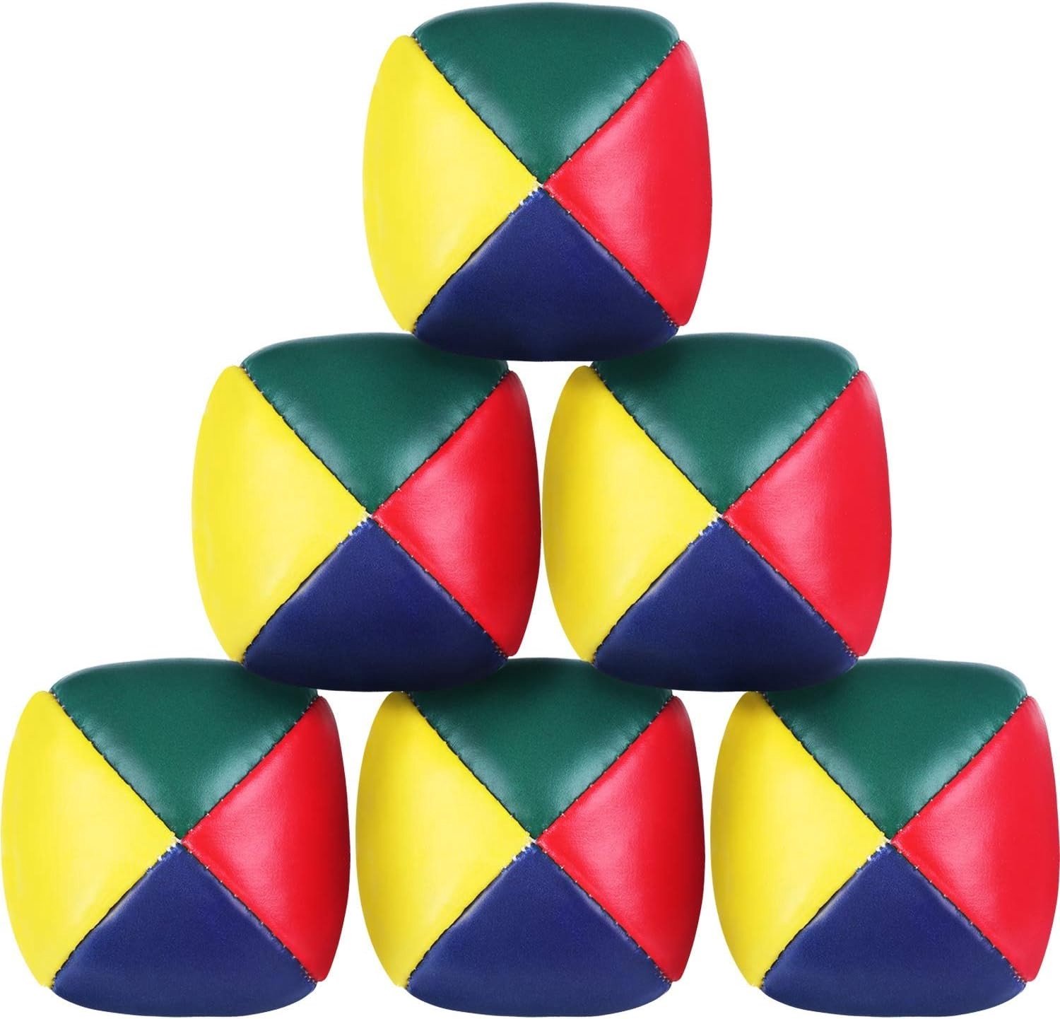 Jongleerballen Set voor Beginners - Multicolor - 5 x 5 cm - Zachte en Duurzame Jongleerballen - Voor Kinderen en Volwassenen
