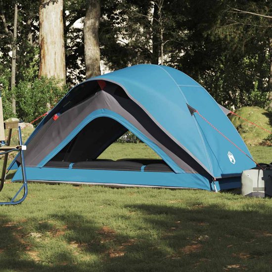 vidaXL - Tent - 1-persoons - waterdicht - blauw van Vidaxl — afbeelding 2