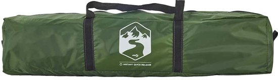 vidaXL - Tent - 4-persoons - snelontgrendeling - groen van Vidaxl — afbeelding 2