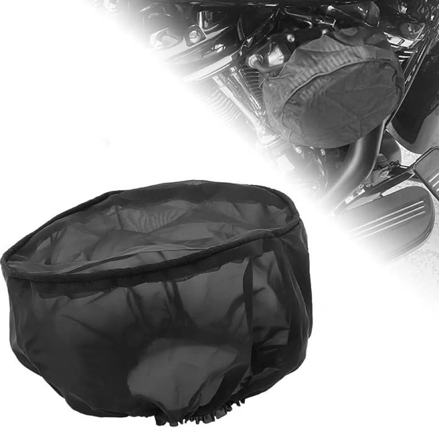 motorfiets luchtfilter waterdichte hoes universele luchtfilterreiniger hoes waterdichte regenwrap motorfietsonderdelen voor touring luchtreiniger