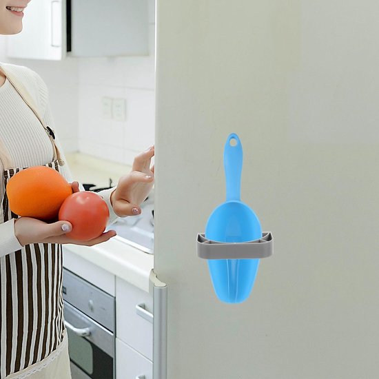 2 Stuks Magnetische Ijs Schephouder Grijs Plastic Houder voor Opal Ijsmachine Eenvoudig Te Installeren zonder Gereedschap Geschikt voor Aanrecht Ijsmakers Vriezers — afbeelding 5