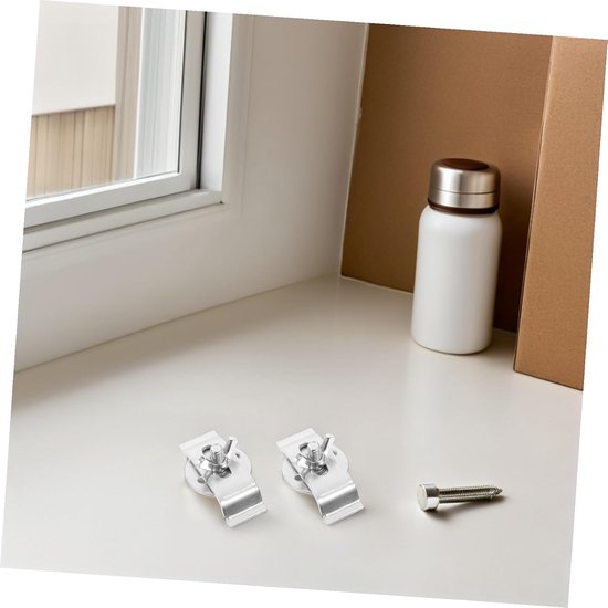 20 Stuks Rvs Undermount Wasbak Beugels Slijtvaste Badkamer Onderbouw Steunclips Zware Montageklemmen Voor Diverse Installaties — afbeelding 4