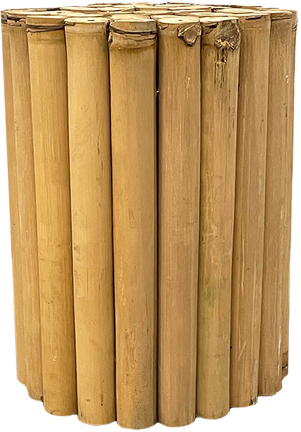 Bamboebaas® bamboe rolborder - 180x45 cm - Naturel - Borderrand op rol - Natuurlijke afscheiding - Duurzaam bamboe - Sfeervolle uitstraling