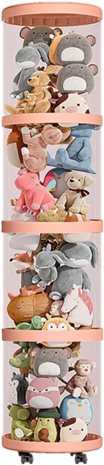 Opslag van slangen voor pluche dieren, organizer voor pluche, ruimtebesparende opbergoplossing, pluche dierhouder voor kinderkamer, opbergbuis