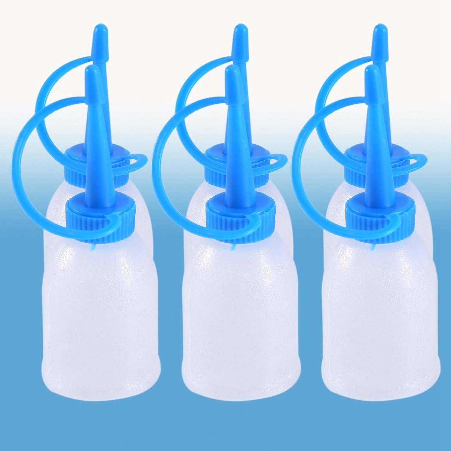 Annadue 6 Stuks Plastic Lijm Olie Knijpflesjes