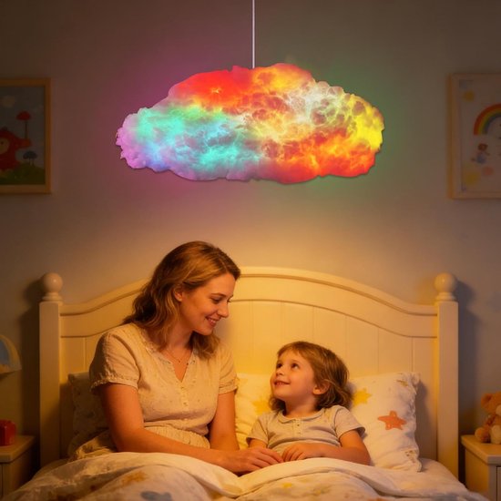 Wolken LED Plafondlamp DIY Lamp Sfeerdecoratie — afbeelding 4