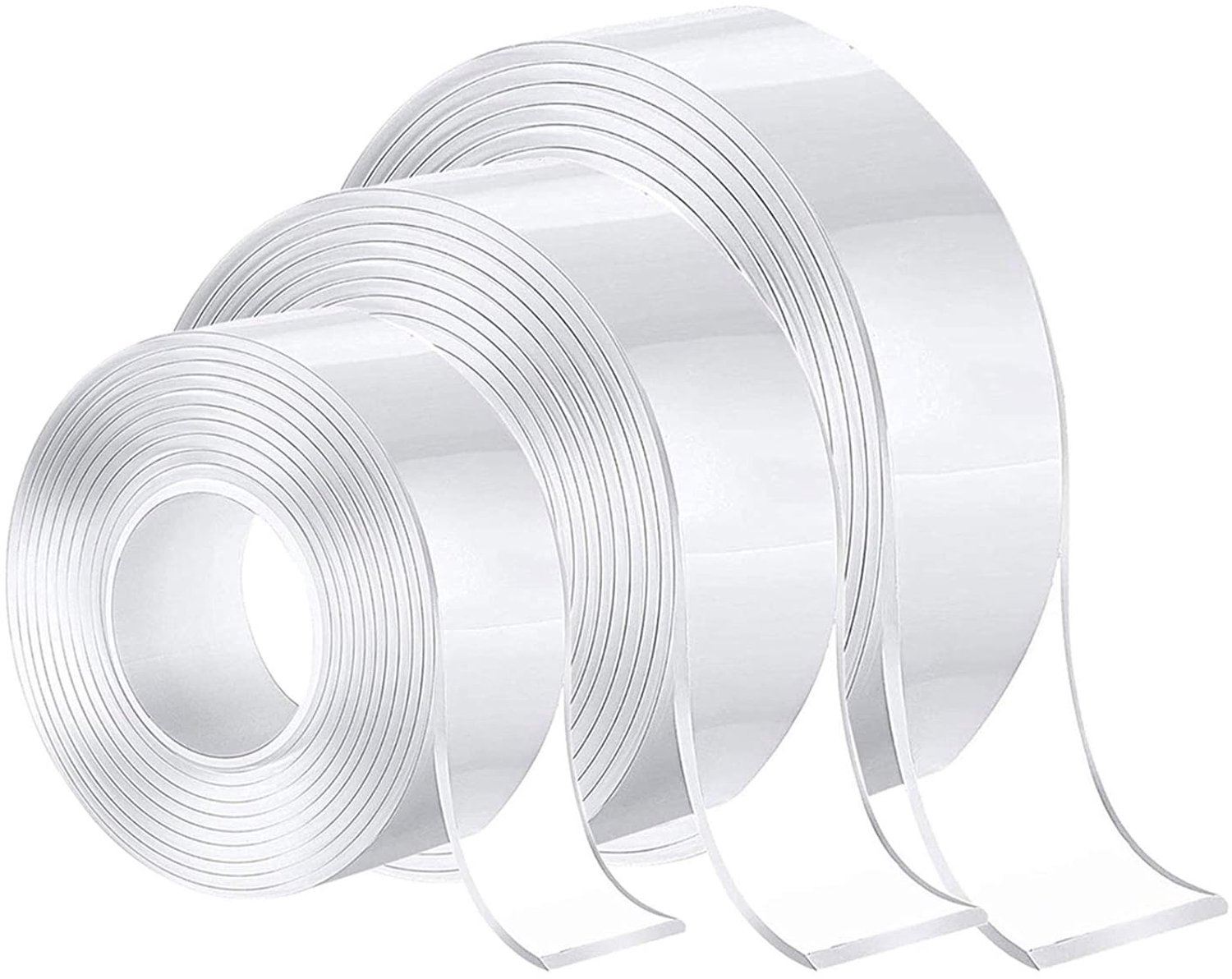 SnelShoppen - Nano Dubbelzijdige Tape, Sterke Hechtband, Transparante Dubbelzijdige Plakband, Wasbaar en Niet-Marking, 3m Lang (1cm, 2cm, 3cm)