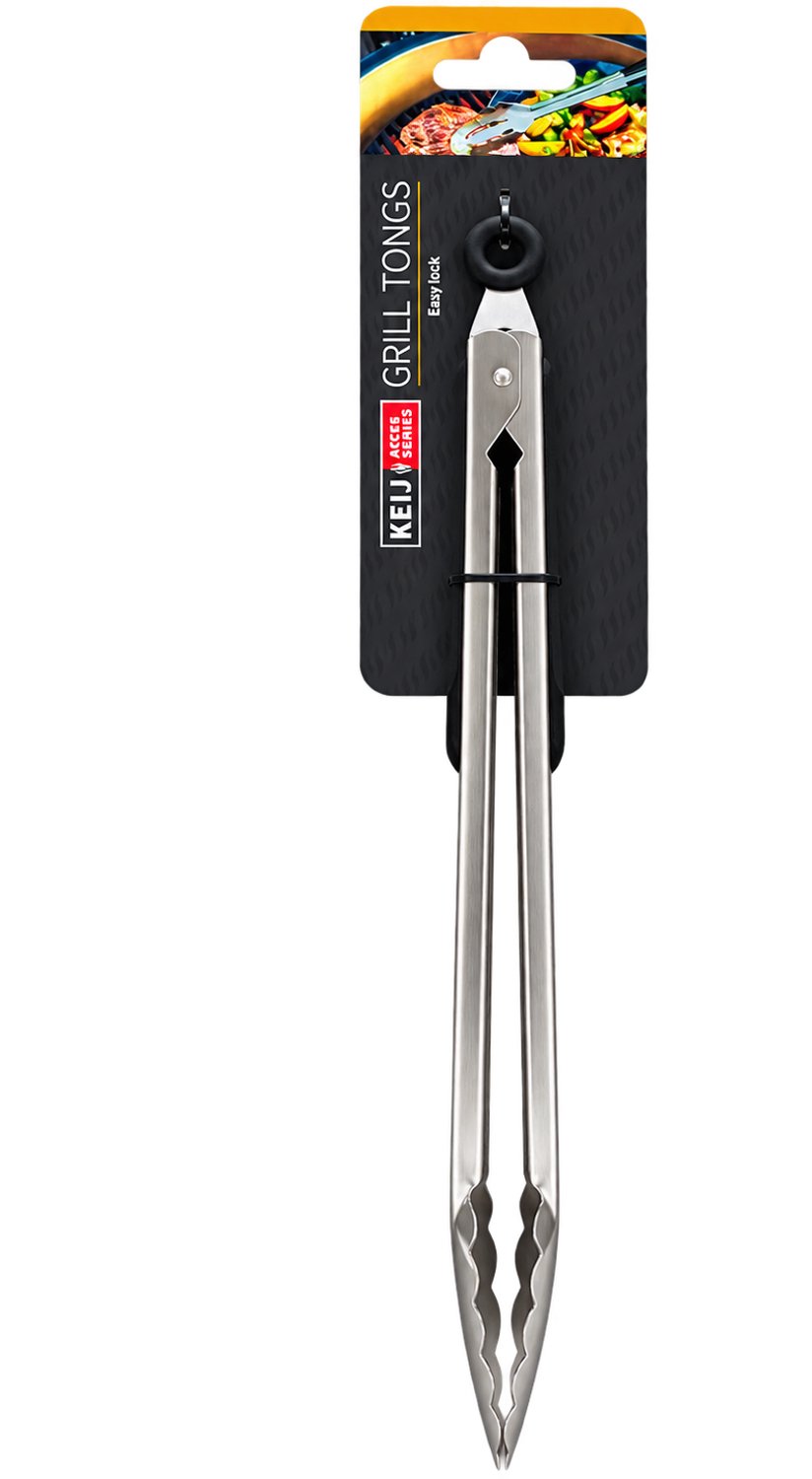 Keij Accessories - BBQ tang - RVS - easy lock van Keij — afbeelding 3