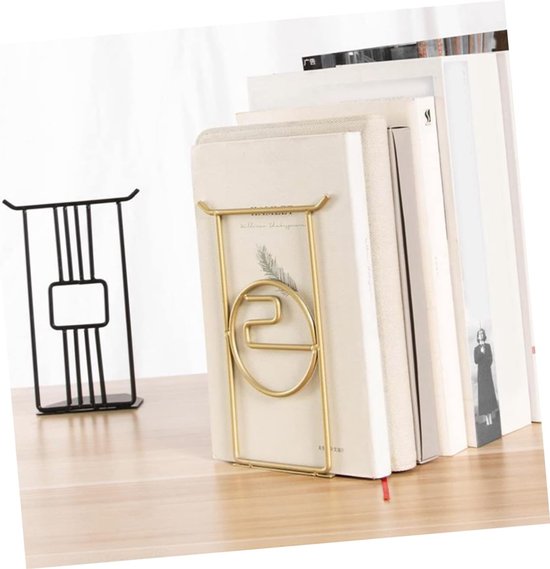 2stuks Decoratieve Boeksteunen Multifunctionele Boekhouders Stijlvolle Organizer Voor Boeken Voor Kantoor Studie Gemaakt Van Hoogwaardig — afbeelding 3
