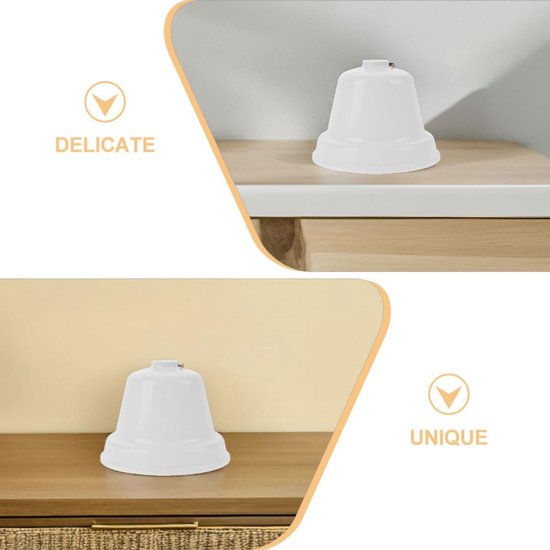 2 Stuks Universele voor Plafondventilator Decoratieve Cap voor Onderkant Eenvoudige Installatie Onderhoud Beschermt tegen Vuil — afbeelding 2