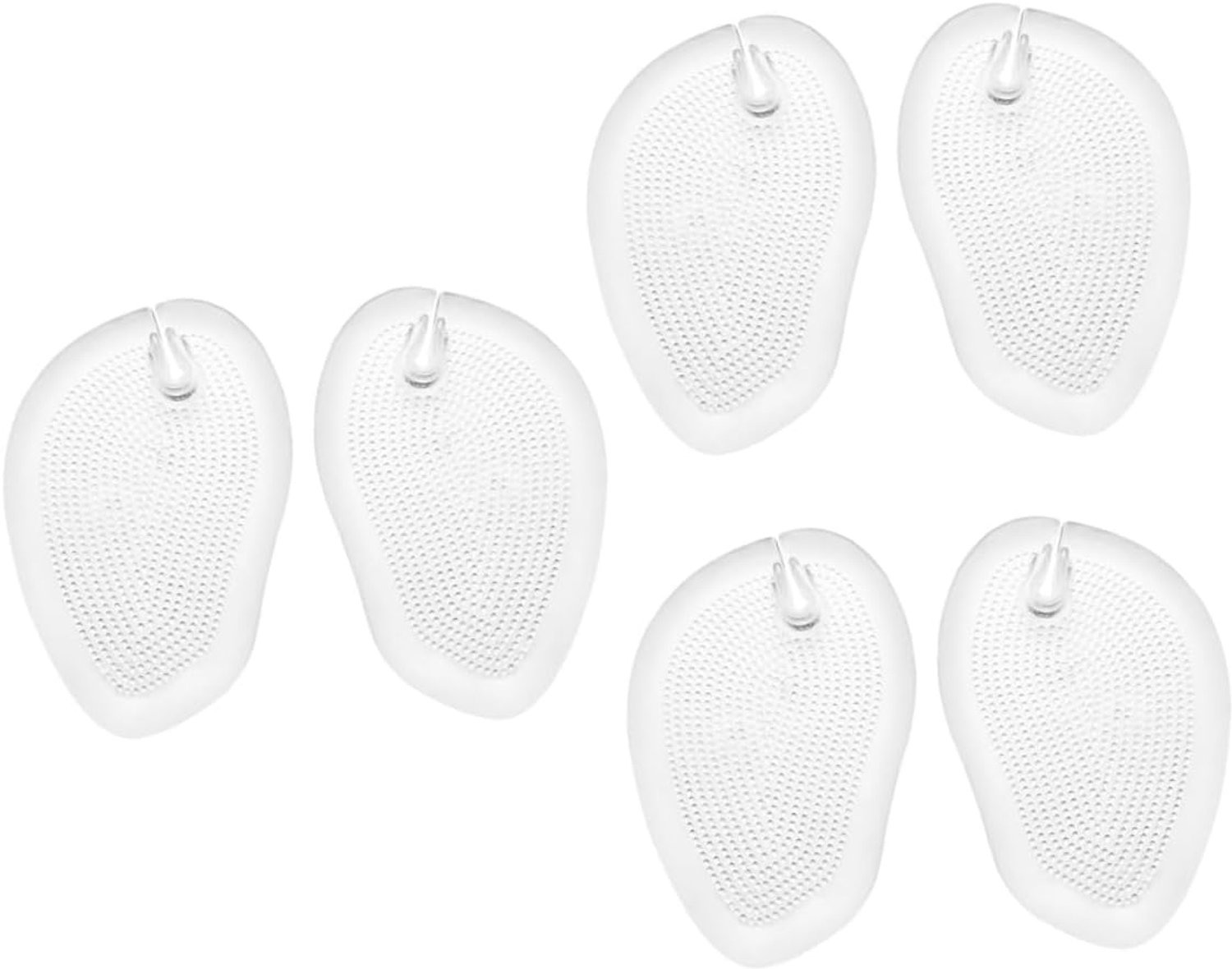 3paar Comfortabele Antislip Gel Voorvoet Kussens Voor Sandalen Verstevigde Hulpstukken Voor Voetbescherming Vermindering Van Wrijving Voor -flops Sandalen