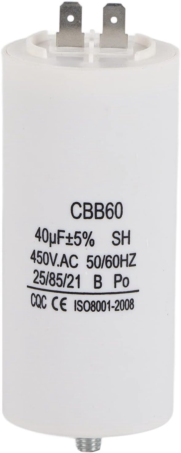 CBB60 Pompcondensator 450V 40uf Waterpompcondensator voor wasmachine - Verpakt met vouwdoos