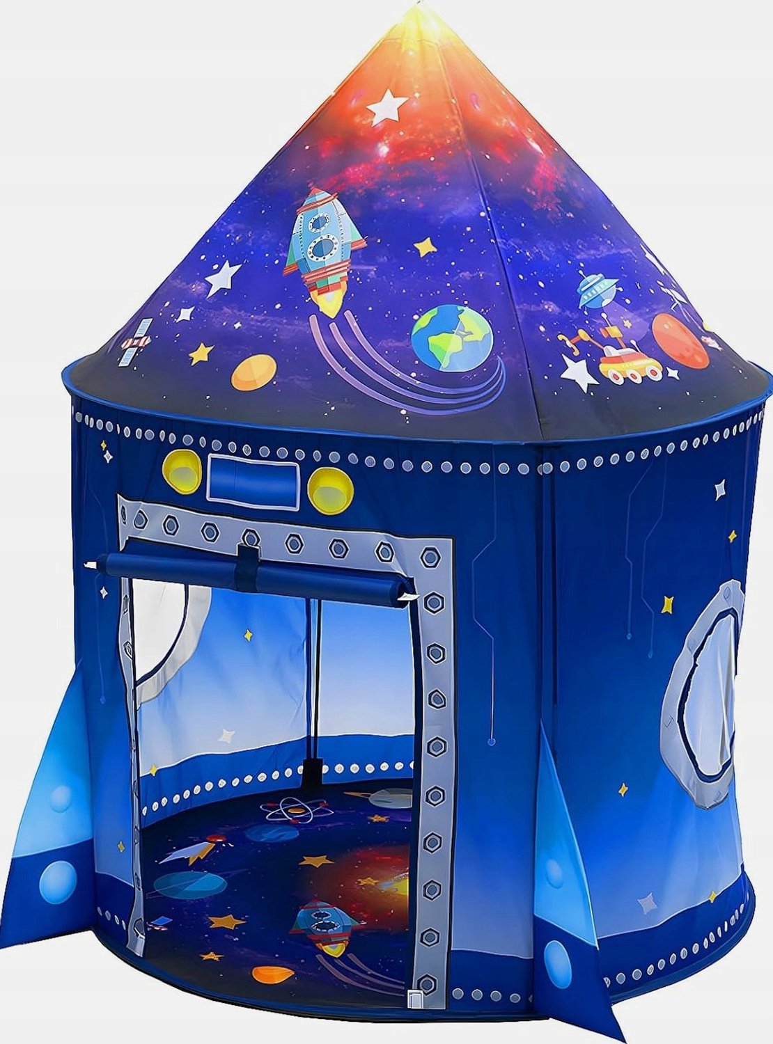 Kindertent Raket - Speelplezier in de Ruimte (135x102cm)
