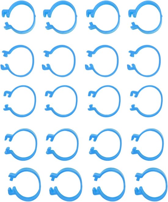 100 Stuks Gevogelte Voet Vogel Eend Identificatie Been Ba Open Type le Enkel S e 25mm, Tuin Ding Gevogelte Ding Lagen (16 mm) — afbeelding 5