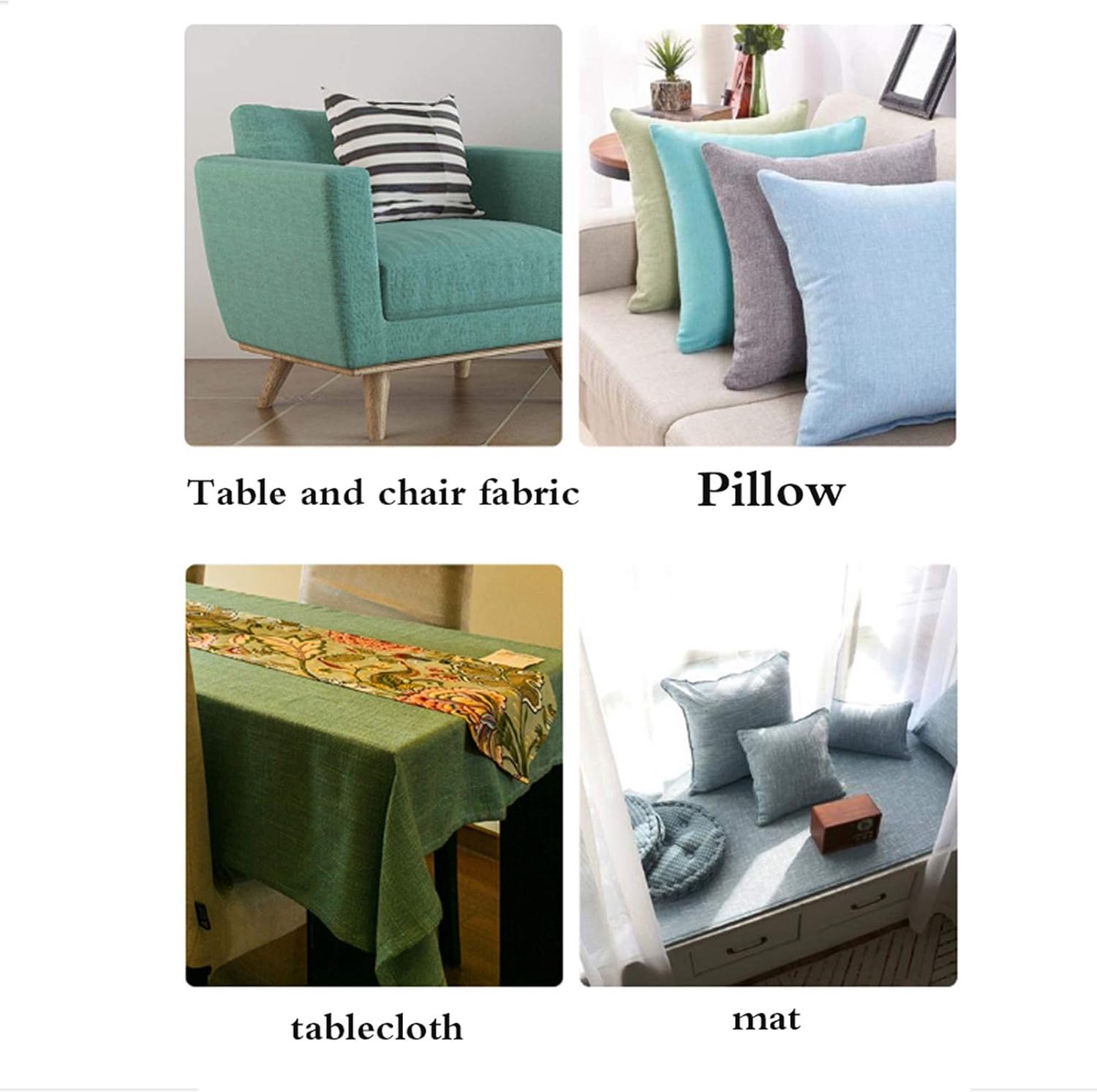katoen linnen stof 100% Natuur Linnen Handwerk Stof, 150cm breedte, Bekleding Bloempot Decoratie en Zachte Inrichting