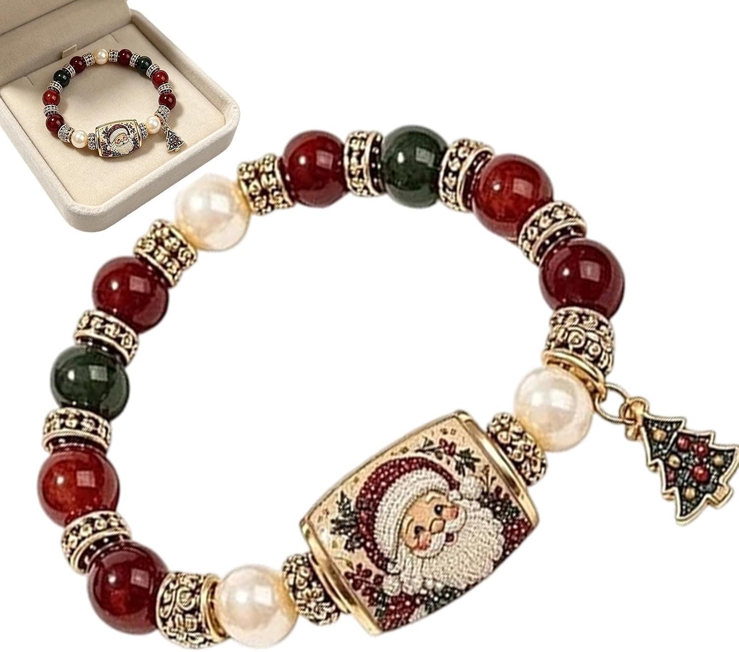 Kerstsieraden Festival Verstelbare Feestdagen en Vakantie Kralen Bangle