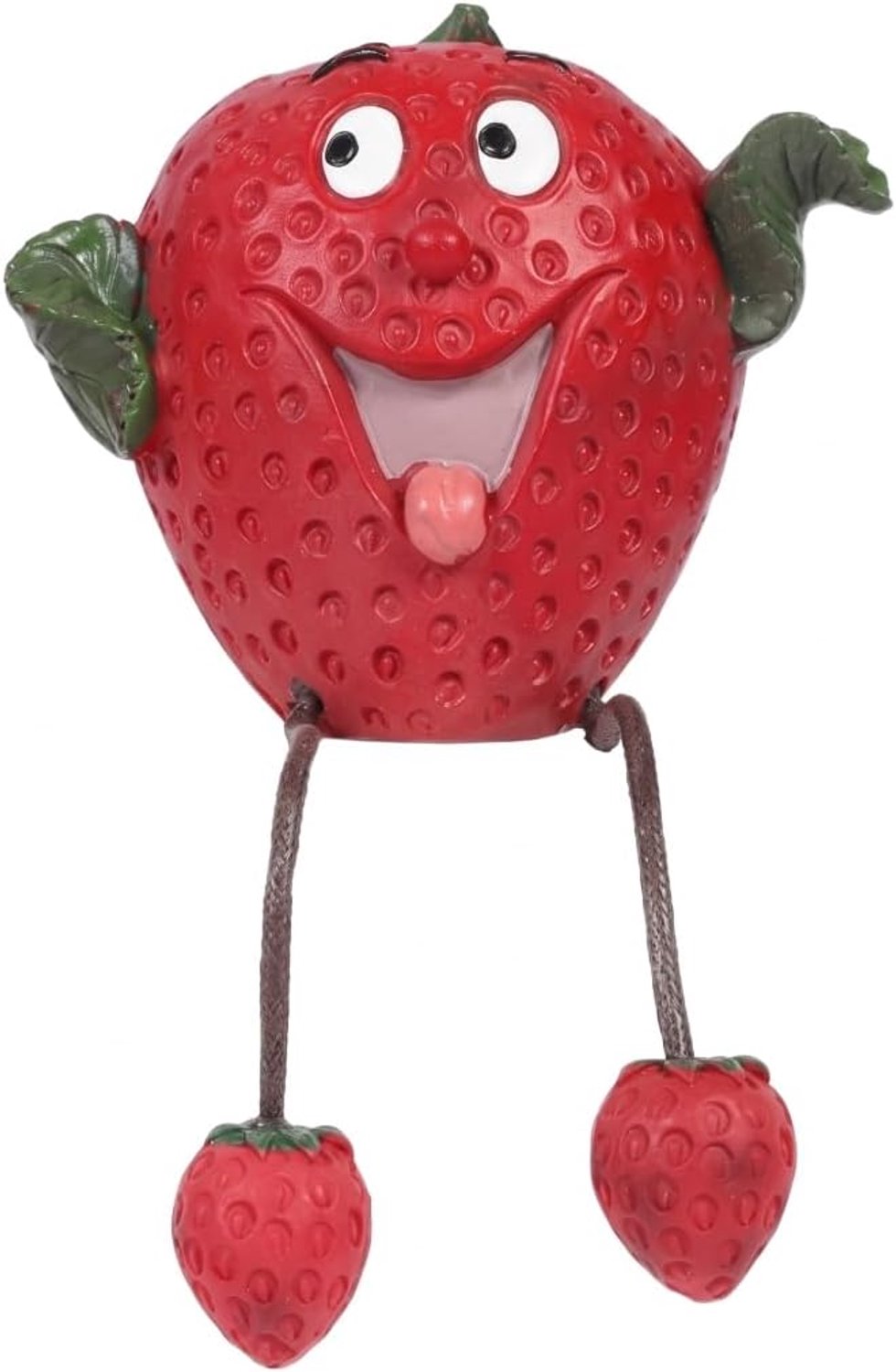 Plank Sitters met bungelende benen, rood decor