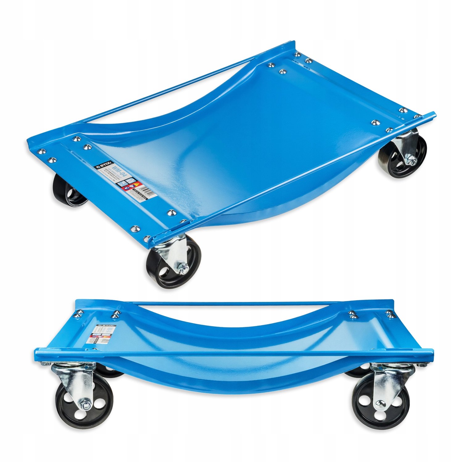 2x Merkloze Autowielen Rolbeugels - 500 kg per stuk