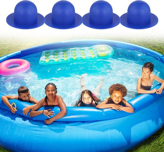 4 stuks zwembadadapters, zwembadadapters, zwembadafsluitstoppers, compatibel met Intex, filterpompen, zeefgatstoppen voor Bestway bovengrondse zwembaden, aansluitset, gootplugs, zwembadstoppen — afbeelding 4