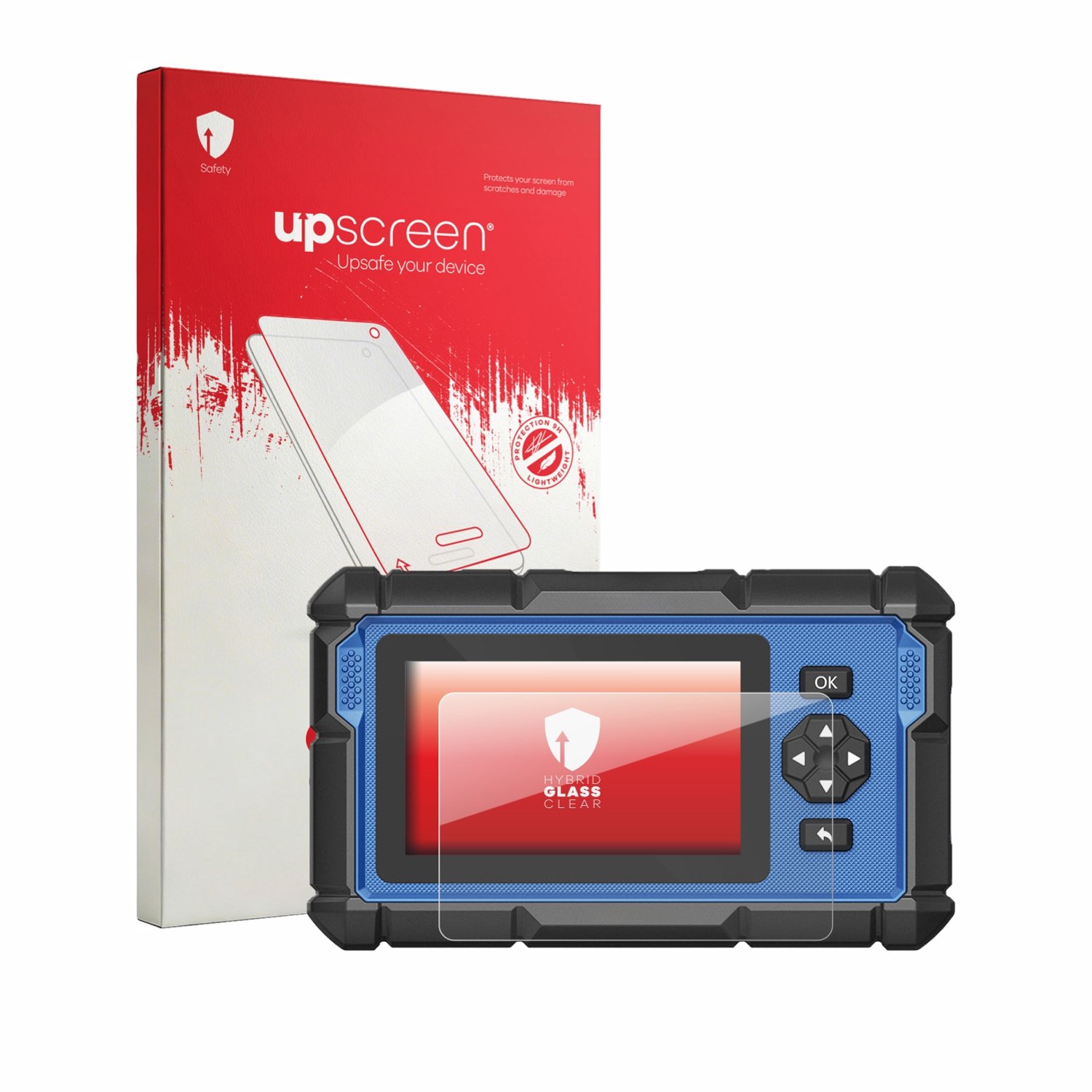 upscreen - Screenprotector voor Topdon ArtiDiag 600 S - Folie Beschermfolie Beschermglas transparant