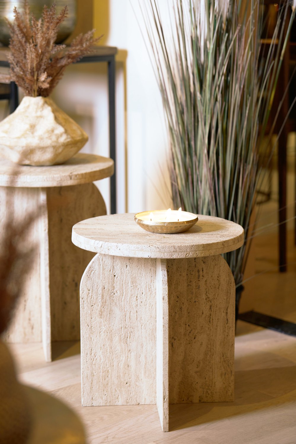 Light & Living Tafel OTINIA - Bruin - 41x41x56 cm