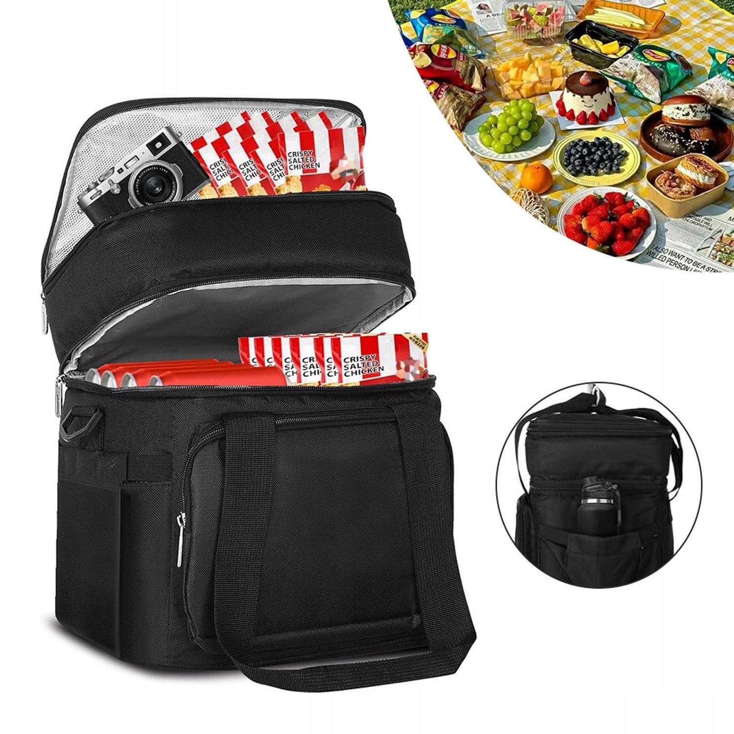 Merلوze 18L Thermische Tas – Lunch, Picnic, Strand & Camping