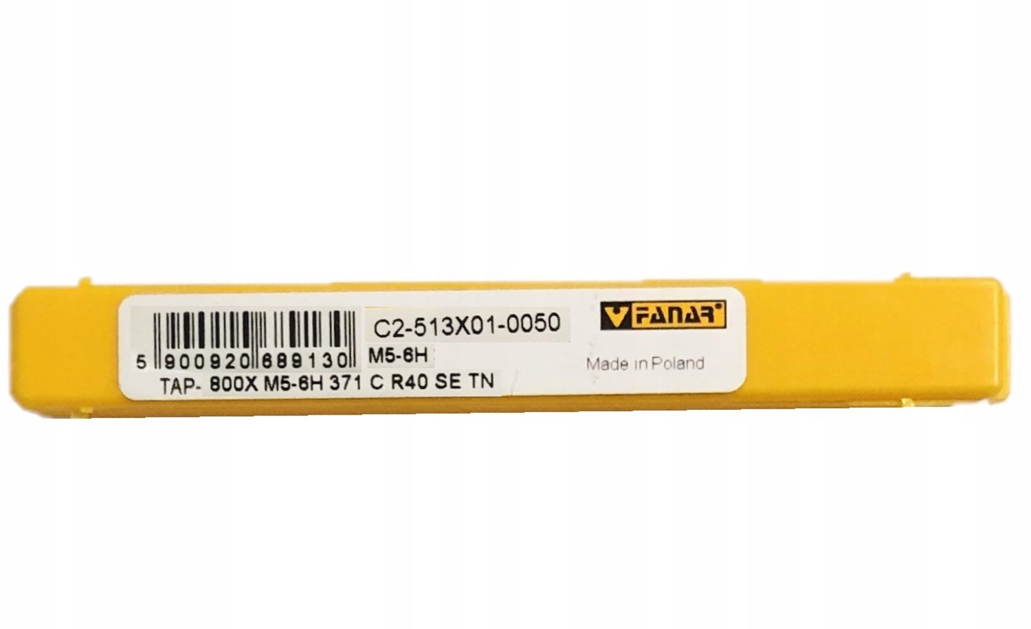 Fanar Taps M5 INOX HSSE TiN DIN 371 - 5 Stuks