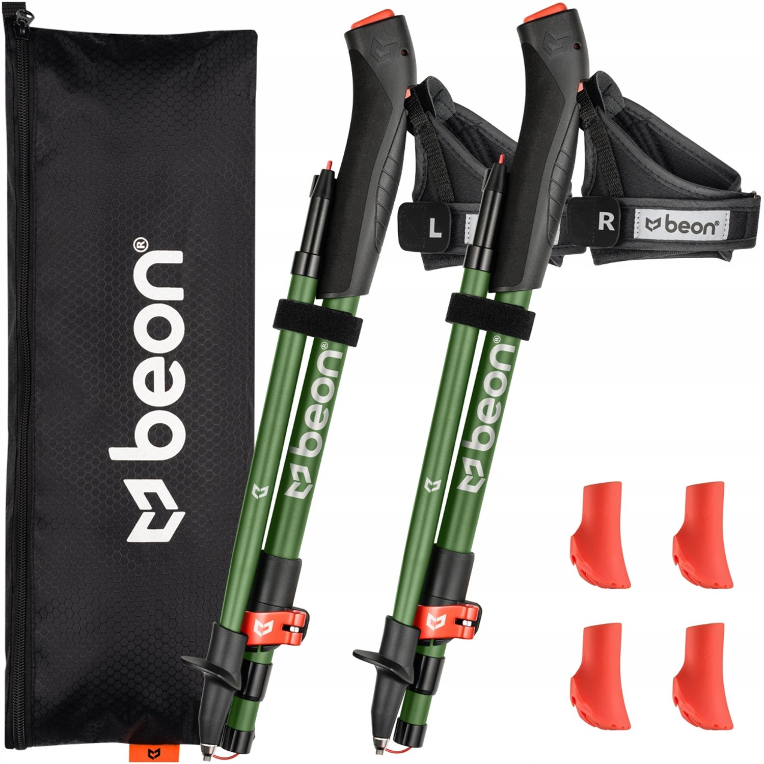 Beon FX2 Nordic Walking Stokken - Opvouwbaar & Verstelbaar