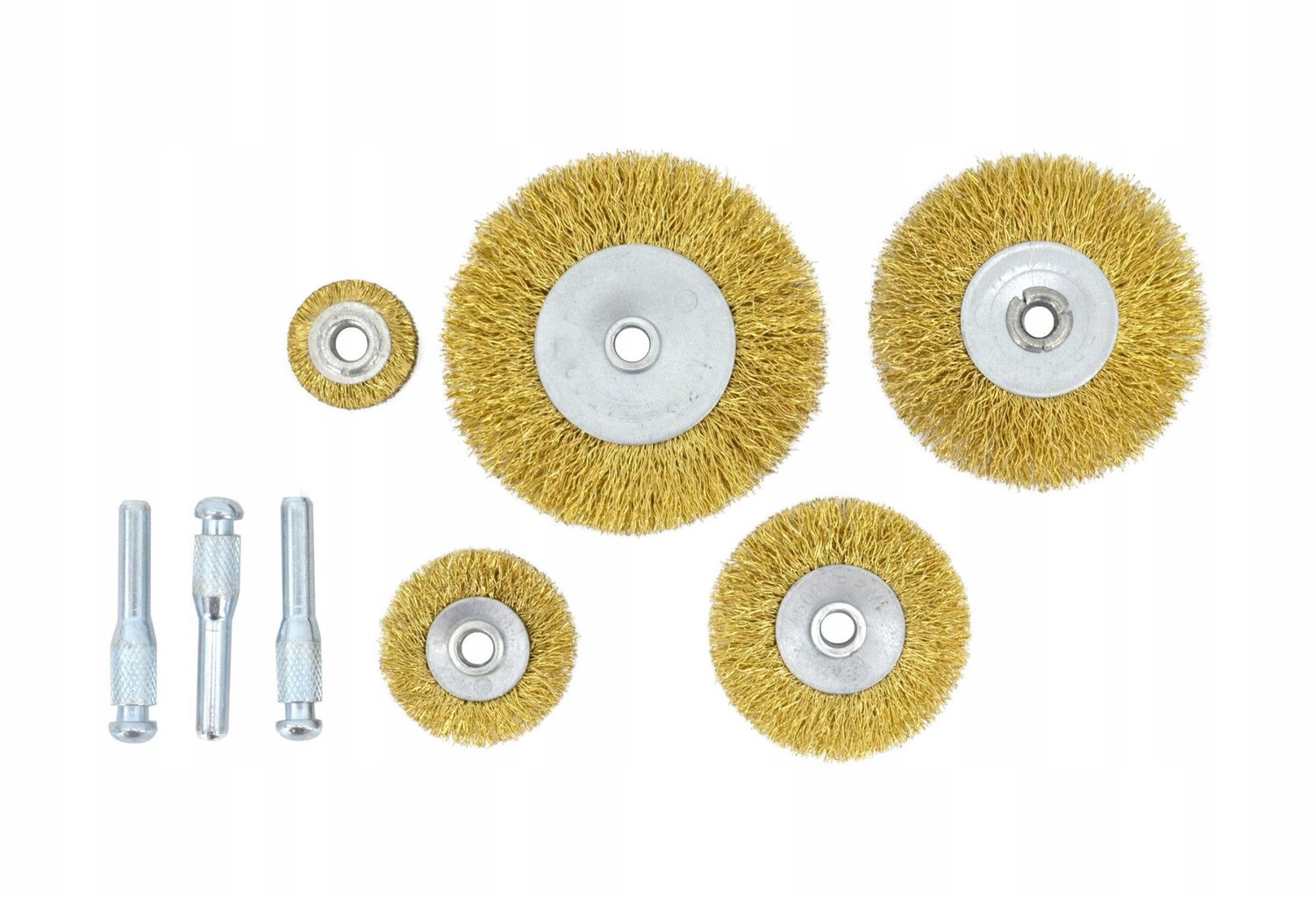 AW-TOOLS Metaalborstel Set (5 stuks) - 6mm Schacht