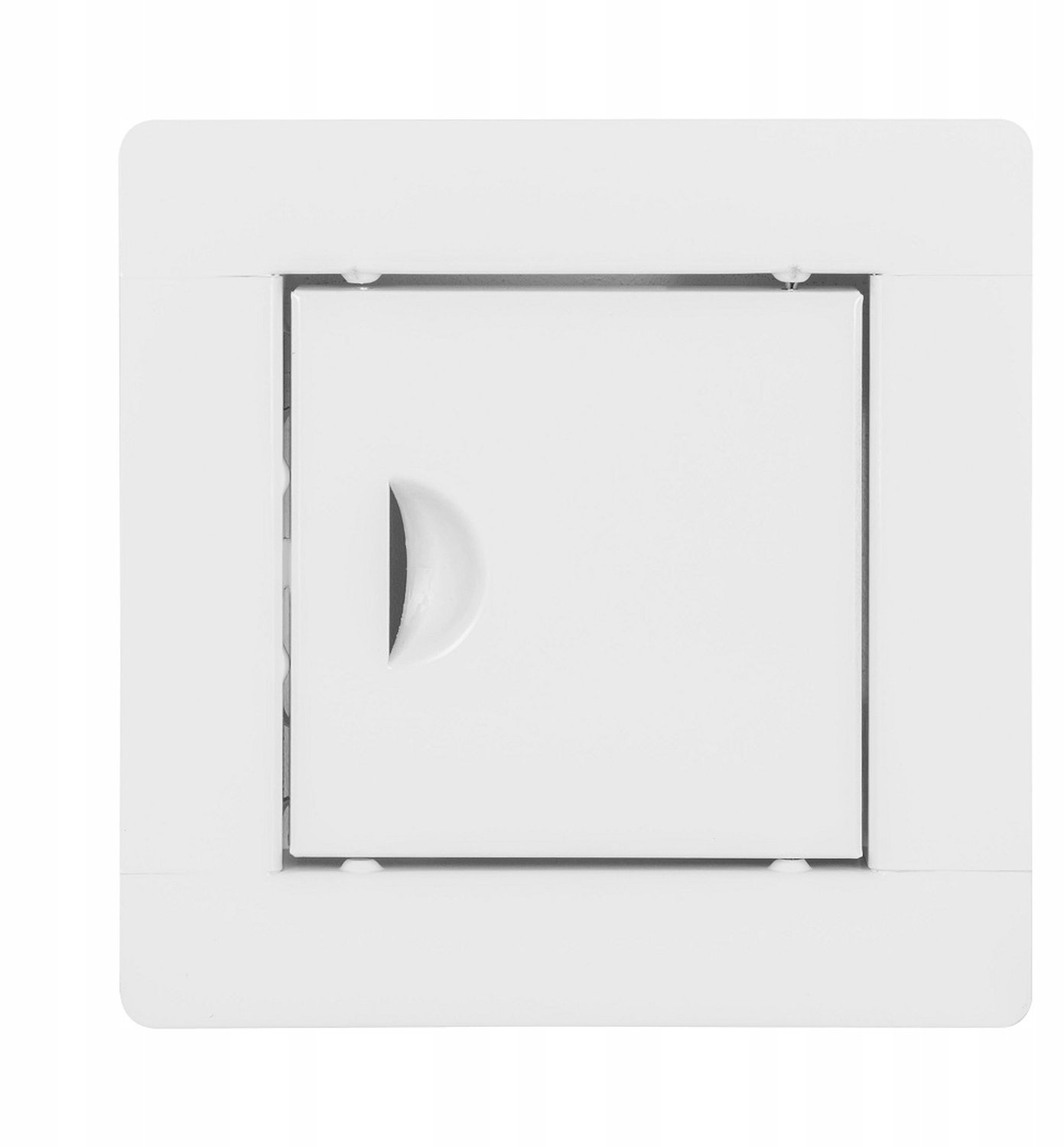 Wit Metal Luik 10x10cm - Inspectieluik voor Binnen & Buiten