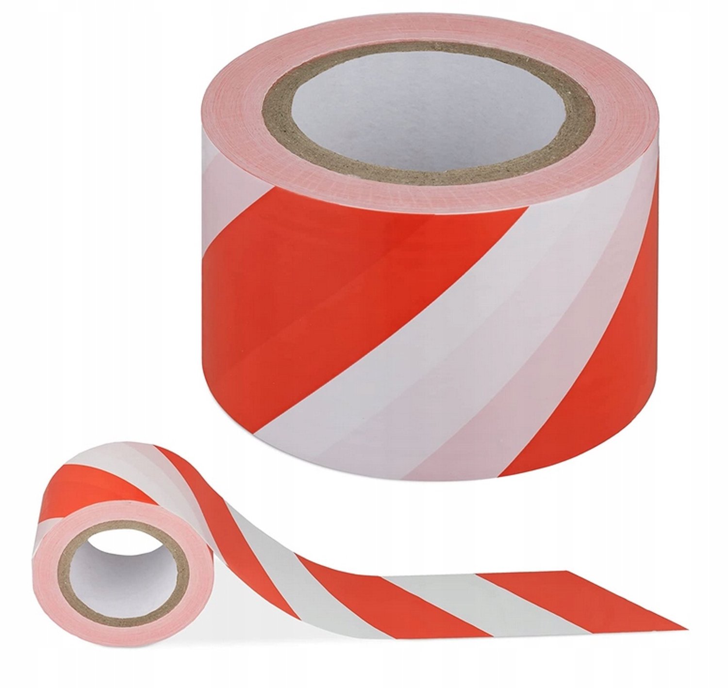 Waarschuwingslint Rood-Wit 8cm x 500m - Weerbestendig