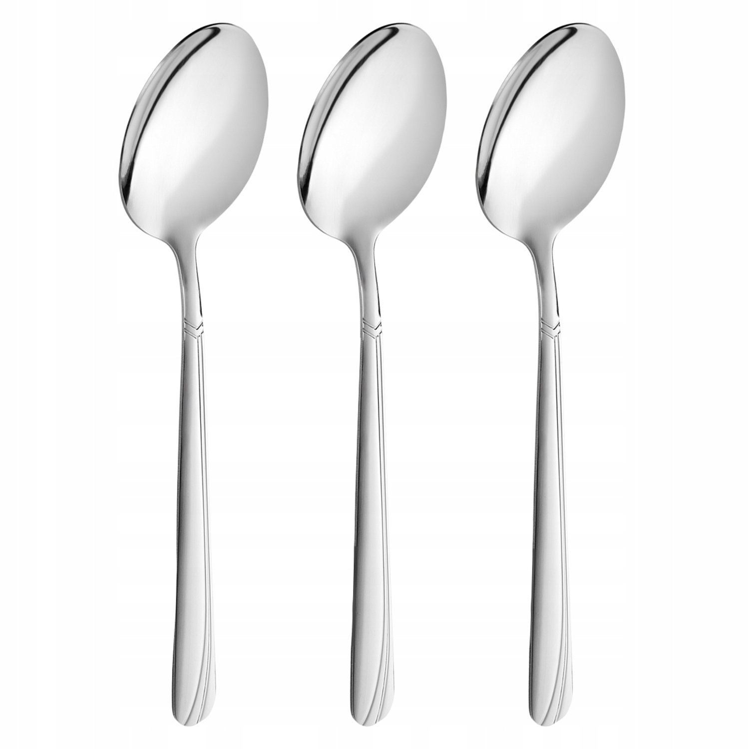 Kamille Bestekset: 3 Soeplepel RVS, Elegant & Duurzaam